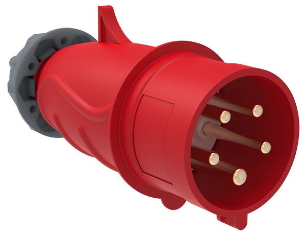 IEK Вилка переносная ССИ-015 16А-6ч/200/346-240/415В 3Р+РЕ+N IP44 MAGNUM