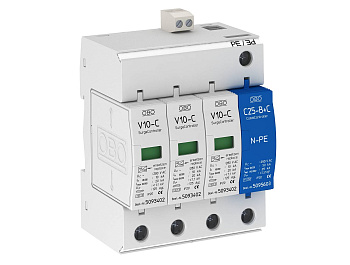 OBO Bettermann УЗИП для силовых сетей 3+NPE (Класс II+III), 280 В 5094931