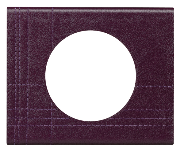 Купить Legrand Celiane2 Кожа пурпур Рамка 1-я (2 мод) 069441