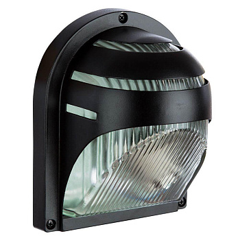 Arte Lamp Urban Черный/Прозрачный Светильник уличный настенный 60W E27 A2802AL-1BK Arte Lamp Urban Черный/Прозрачный Светильник уличный настенный 60W E27 A2802AL-1BK