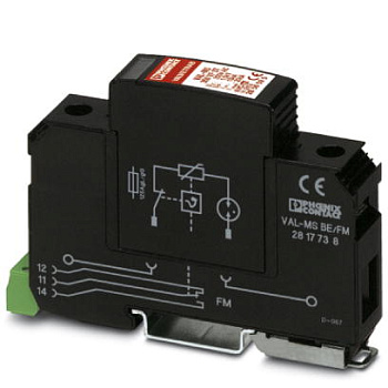 Phoenix Contact Разрядник для защиты от импульсных перенапряжений, тип 2 VAL-MS 350 VF/FM 2856579