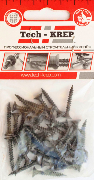 Купить Tech-Krep Саморез ШСГМ 3,5х25 (40 шт) - пакет 102378