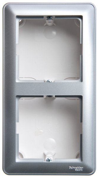 SE Wessen 59 Матовый хром Коробка 2-ая подъемная для наружного монтажа с рамкой KP-252-58
