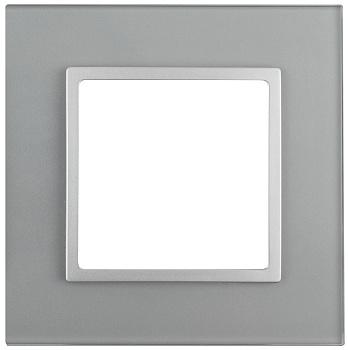 ЭРА 14-5101-03 Elegance Алюминий/алюм Стекло Рамка 1-ая