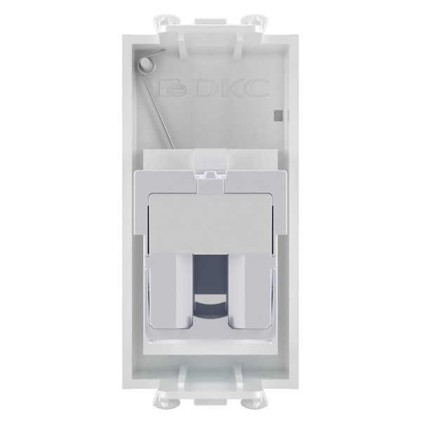 Купить DKC Телефонная розетка RJ-12 модульная, "Avanti", "Белое облако", 1 модуль