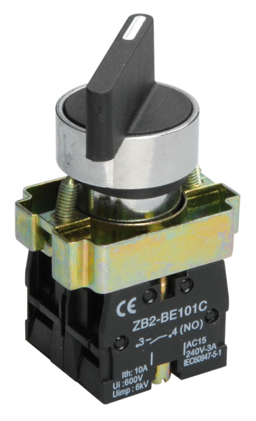 IEK LAY5 Переключатель LAY5-BJ33 3 положения I-0-II длин ручка