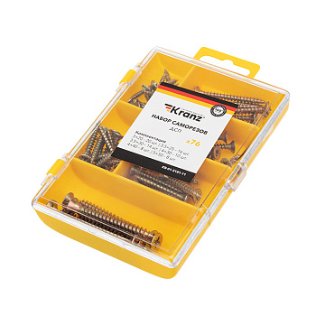 Kranz Набор саморезов для ДСП 76 шт. KR-01-3101-11