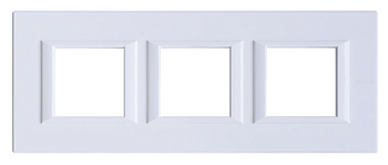 BT Axolute White Рамка 2+2+2 мод прямоугольная горизонтальная HA4802M3HHD