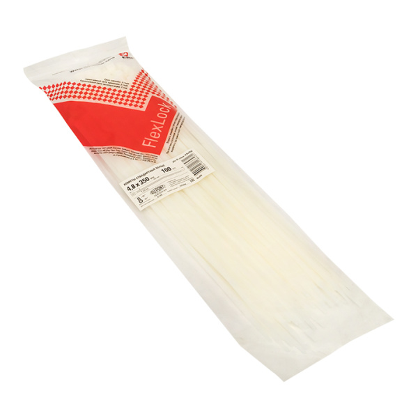 Купить EKF PROxima Хомут P6.6 стандартный (б), 4.8x350 (100шт) FlexLock