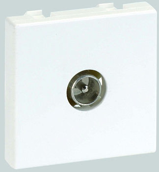 Simon Connect Графит Плата с TV разъёмом, папа , под винт, 45х45мм K120A-14