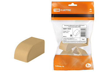 TDM Заглушка кабельной трассы КМЗ 25х16 сосна (4 шт./комп.) SQ0411-0233