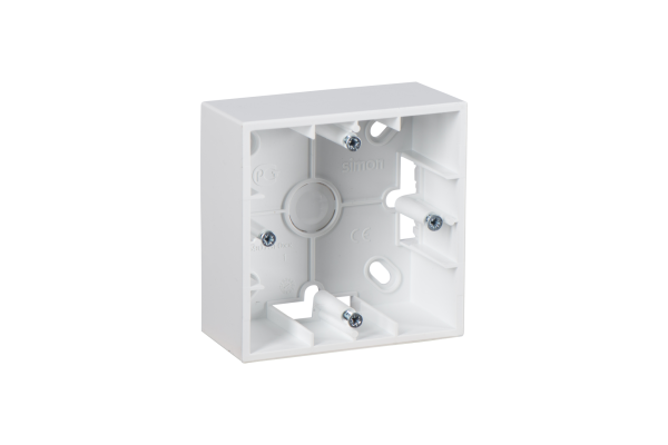 Купить Simon 15 Белая Коробка 1-ая для наружного монтажа 1590751-030