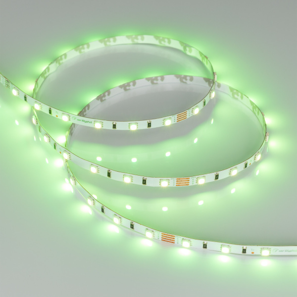 Купить Arlight Светодиодная лента RT-G60-5mm 24V RGB (6.6 W/m, IP20, 3838, 5m) (узкая) 030164(2)