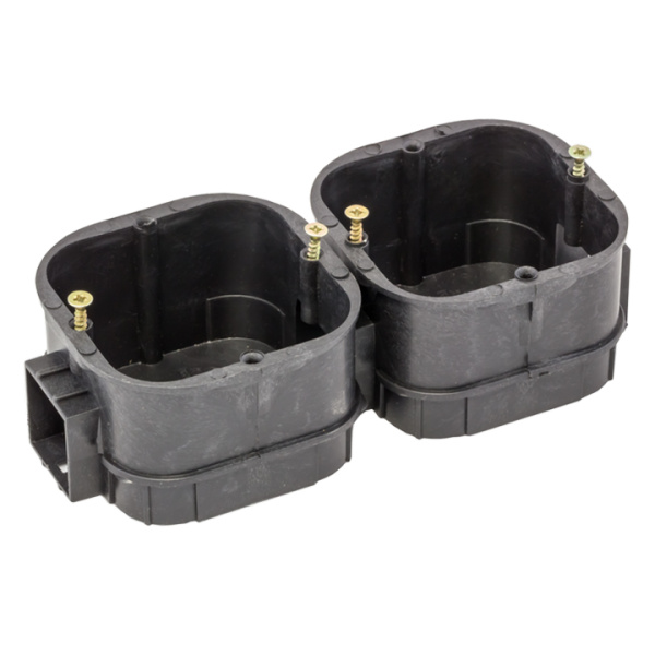 Купить EKF PROxima Коробка установочная КМТ-010-003 для твердых стен усиленная (68х68х42) с саморезами IP20