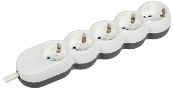 IEK UNO Удлинитель У05 5 мест 2P+PE/3м 3х1,5мм2 16А/250В UNO