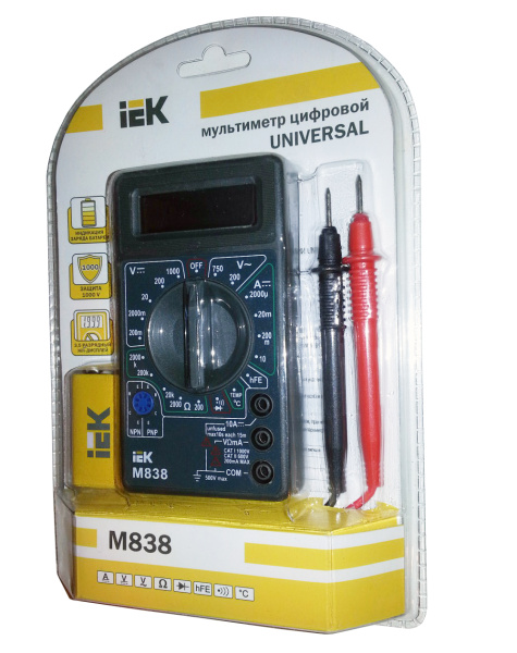 Купить IEK Мультиметр цифровой Universal M838