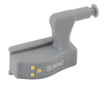 ЭРА SB-401 Фонарь пушлайт-подсветка на петлю в кухонный шкаф [3SMD LED, 2xA23, бл]