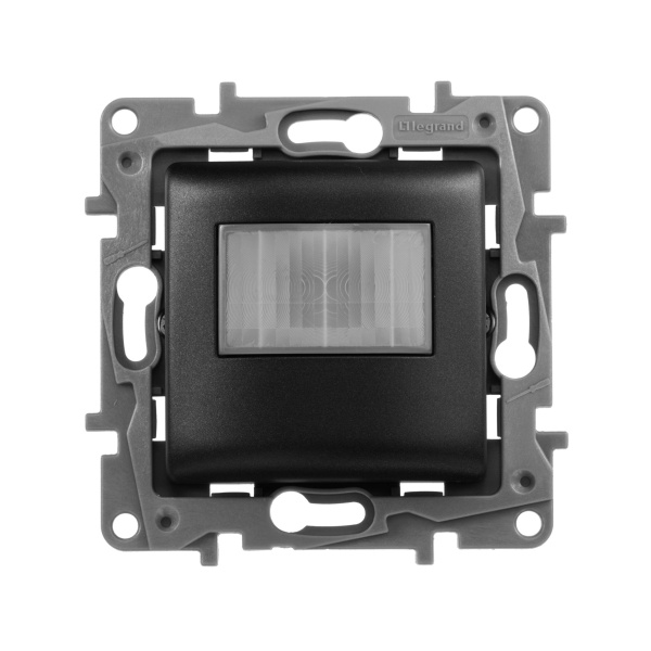 Купить Legrand Etika Антрацит Датчик движения без нейтрали 400Вт 672617