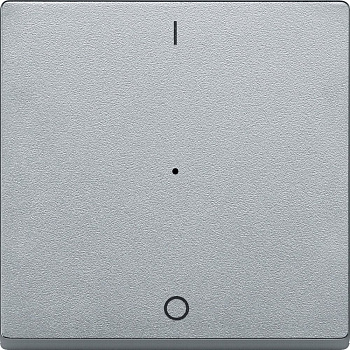 SE Merten KNX\EIB SM Алюминий Клавиша для модуля 1-кнопочного выключателя с символами 1/0 MTN625460