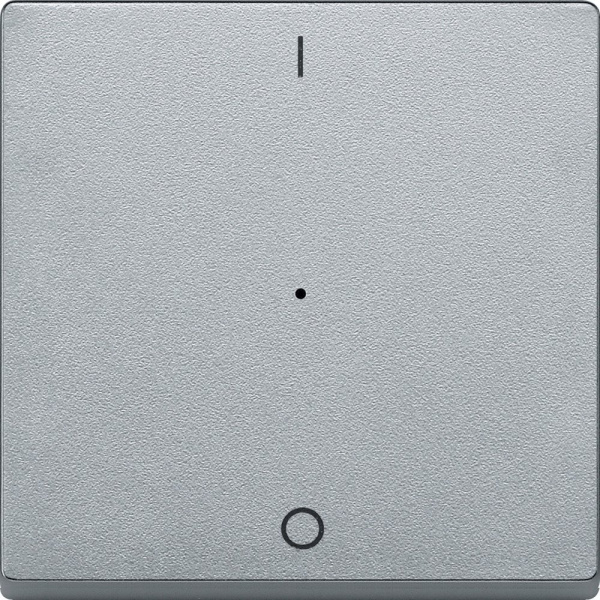 SE Merten KNX\EIB SM Алюминий Клавиша для модуля 1-кнопочного выключателя с символами 1/0 MTN625460