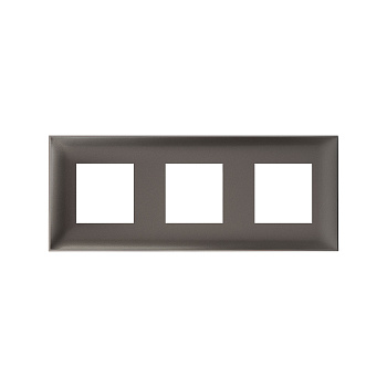 DKC Рамка "Avanti", "Серый жемчуг", 3 поста (6 мод.)