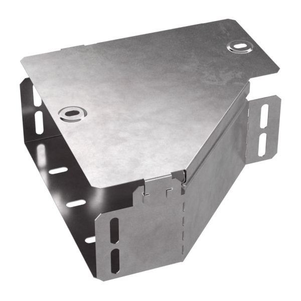 Промрукав Переходник левый с крышкой Стандарт 200х100х80 PR16.0491