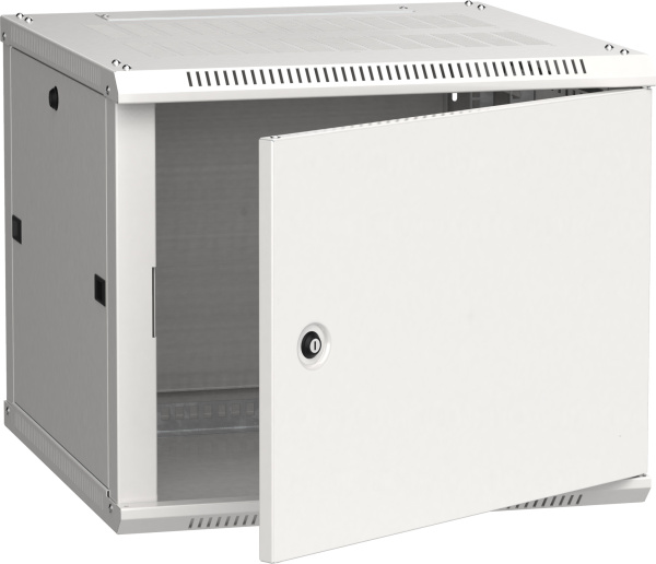 IEK LINEA W ITK Шкаф LINEA W 9U 600x600 мм дверь металл, RAL7035 LWR3-09U66-MF