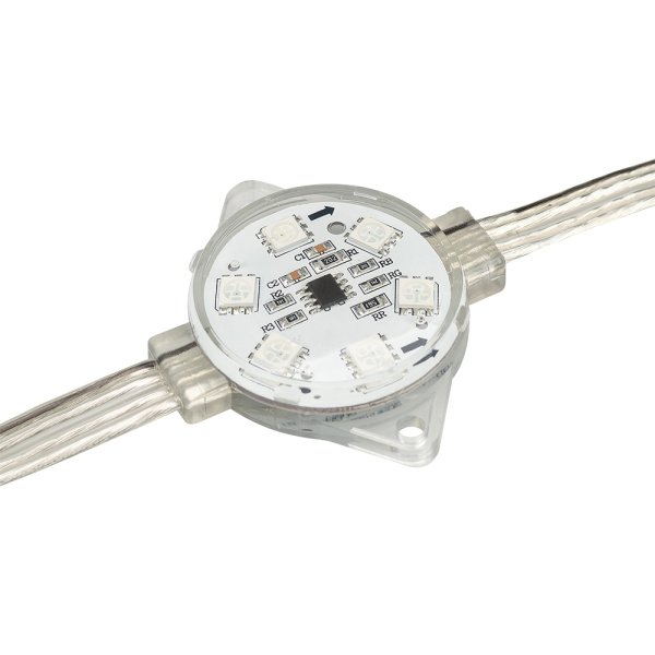 Купить Arlight Флэш-модуль VISOR-SPI-D40-6LED-24V RGB (IP68 Пластик, 3 года) 027220