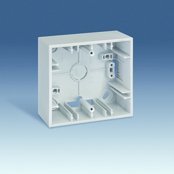 Simon 27 Play Слоновая кость Коробка 1-ая для открытой проводки, 86х93х37мм 2700751-031