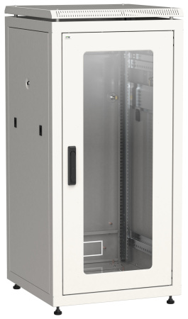 IEK LINEA N ITK Шкаф сетевой 19" LINEA N 18U 600х800 мм стеклянная передняя дверь серый LN35-18U68-G