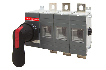 TDM Рубильник ВНК-43-1 3П 1600А с установленной фронтальной ручкой управления SQ0744-0010