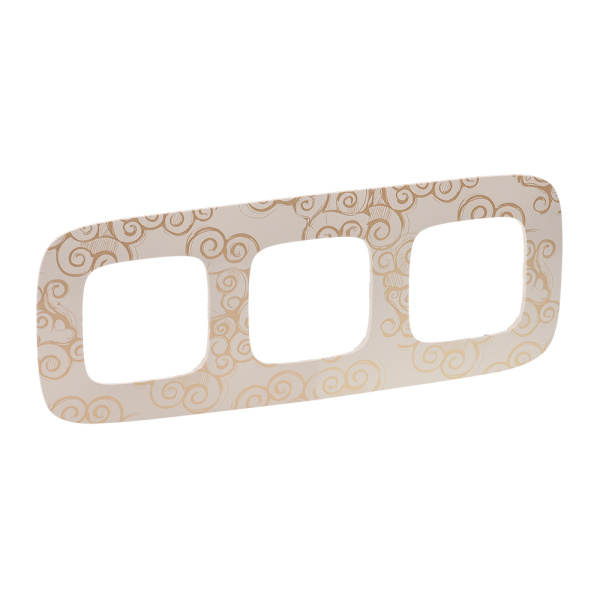 Legrand Valena ALLURE Нарцисс золото Рамка 3-ая 754353