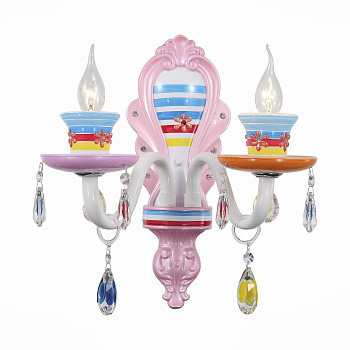 ST LUCE SL673.781.02 Бра  Разноцветный/Разноцветный E14 2*40W