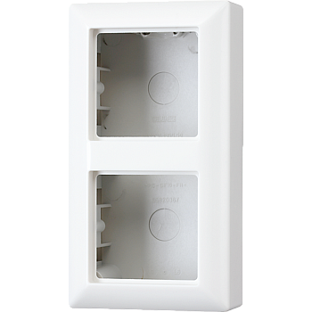 JUNG AS 500 Белая Коробка 2-ая для накладного монтажа AS582AWW