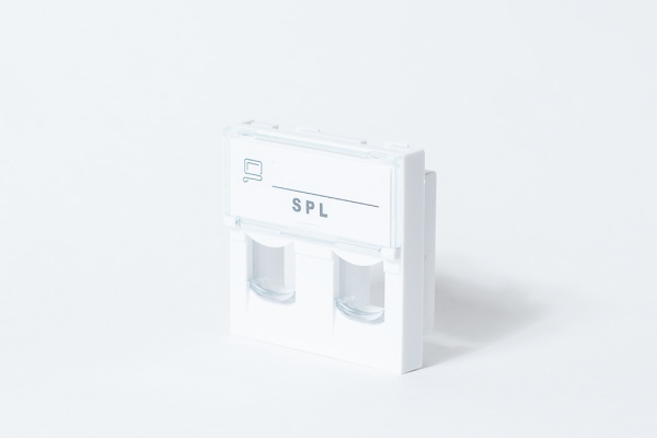 SPL Рамка 45x45 мм, для 2 модулей Keyston 500020