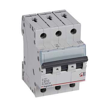 Legrand TX3 Автоматический выключатель 3P 10A (B) 6000 403998