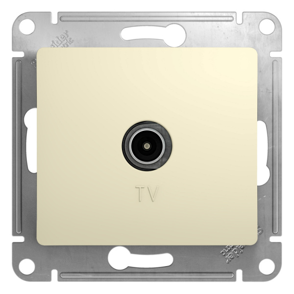 Systeme Electric Glossa Беж Розетка TV оконечная 1DB
