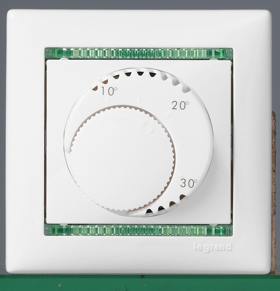 Купить Legrand Valena Бел Термостат без выключателя "Стандарт" 8А 774226