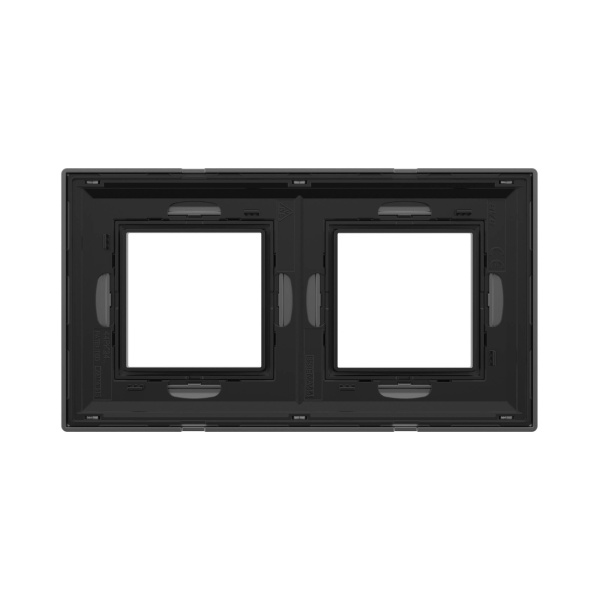 Купить DKC Рамка из металла, "Avanti", темно-серая, 2 поста (4 мод.)