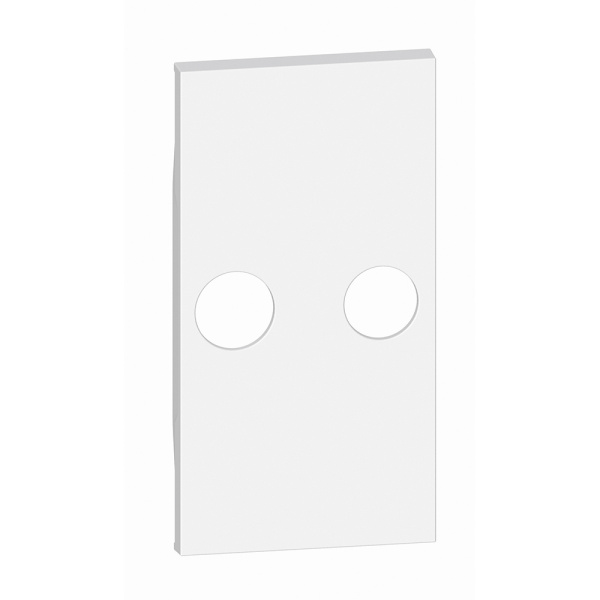 BT Living now Белый Лицевая панель для TV розеток с 2 отверстиями 2 мод KW25M2