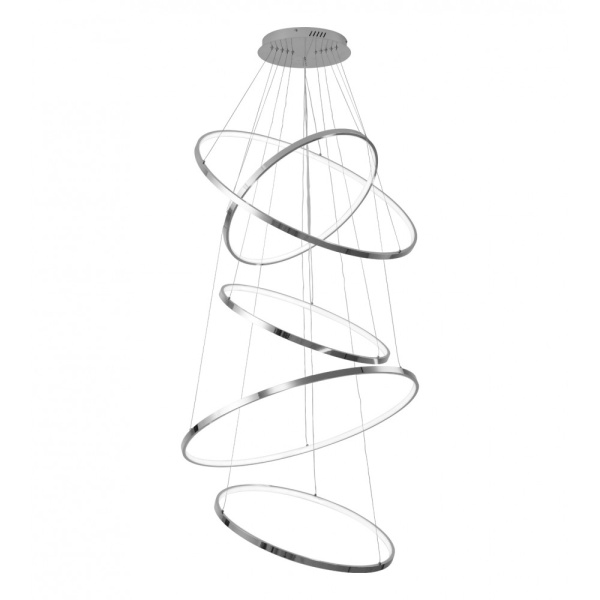 Kink Light 09475-5A,02 Подвес Амия хром d80 h250 Led 150W (3000-6000K)