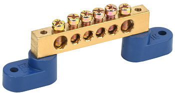 IEK Шина N ноль на двух угловых изол ШНИ-8х12-6-У2-С