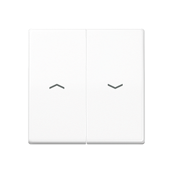 JUNG Клавиши для выключателя управления жалюзи термопластбелые AS591-5PBFWW