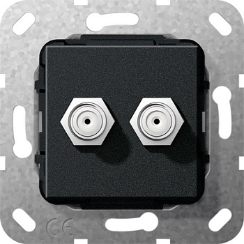 Gira Гнездо SAT F 2 местн. 565110