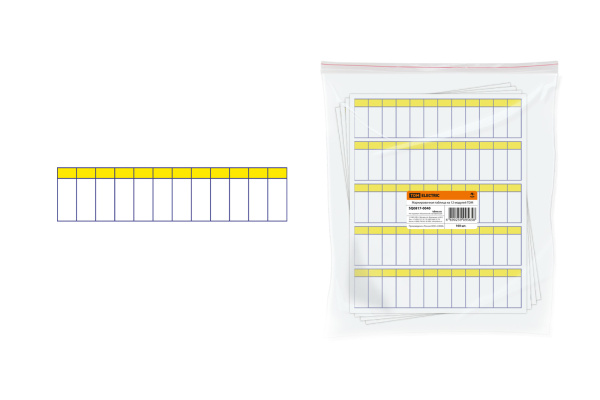 TDM Маркировочная таблица на 12 модулей SQ0817-0040