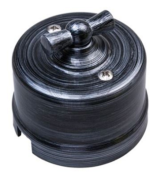 BIRONI Лизетта Пластик Серебряный Выключатель проходной 1-кл B1-201-11