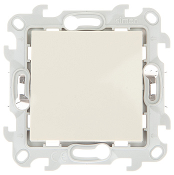 Simon 24 Слоновая кость Одноклавишный перекрестный выключатель Push&Go 2420251-031