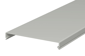 OBO Bettermann Крышка кабель-канала LK4 120 мм, ПВХ, серый 6178492