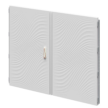 DKC Дверь двустворчатая Conchiglia В=910/940 мм, Ш=1150 мм