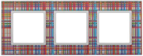 ЭРА 14-5103-00 Elegance Прозрачный/бел Стекло Рамка 3-ая